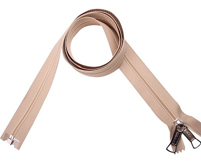 OPTI S 80 rits 8 mm deelbaar beige, 150 cm