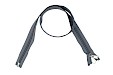 YKK spiraal rits 10 mm deelbaar grijs, 100 cm