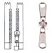 YKK spiraal rits 10 mm deelbaar beige, 150 cm