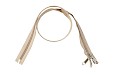 YKK spiraal rits 10 mm deelbaar beige, 200 cm