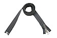 OPTI S 80 spiraal rits 8 mm deelbaar grijs, 260 cm