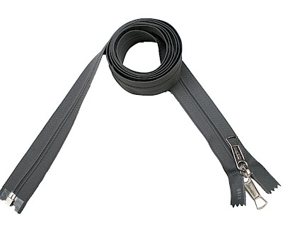 OPTI S 80 spiraal rits 8 mm deelbaar grijs, 260 cm