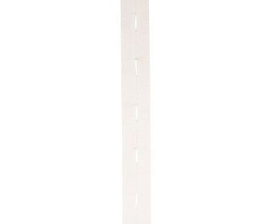Knoopsgatenelastiek 18 mm, wit