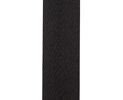 Tent band / keperband 18 mm waterafstotend polyester, zwart