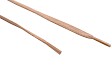 5 paar platte veter 45 cm, beige (10 stuks)