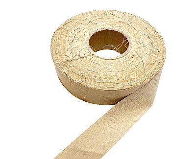 Tentdoekband 310 grams katoen 50 mm, beige