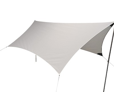 ESVO Tarp 340 van Mehler Airtex polyester, zilver metallic 9876