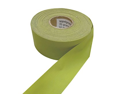 Tentdoekband 70 grams lichtgewicht nylon 50 mm, appelgroen