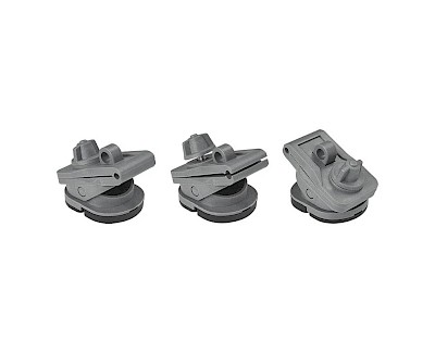 Voortent clips van robuust en lichtgewicht nylon kunststof, set van 3 stuks