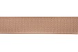 Klittenband rol van 25 meter, 25 mm beige, harde zijde, haak