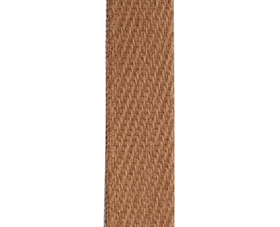 Tent band / keperband rol van 500 meter, 11 mm katoen, whiskey/beige