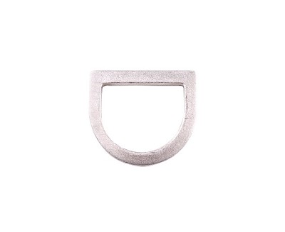 D-ring 23 mm aluminium, 500-PACK