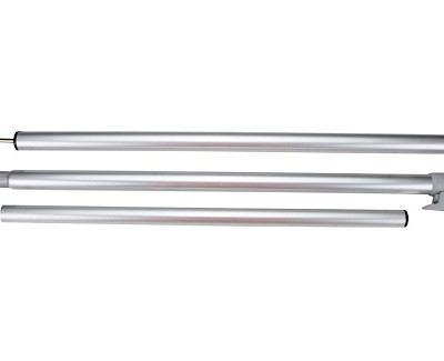 ESVO verstelbare aluminium luifelstok, 3-delig met luxe powergrip 165-245 cm