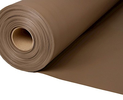 Versterkt PVC zeildoek voor dekzeil, safaribeige 150 cm, 450 gr/m²