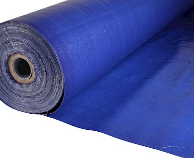 Afdekzeil 240 gr/m² U.V.-bestendig blauw 200 cm