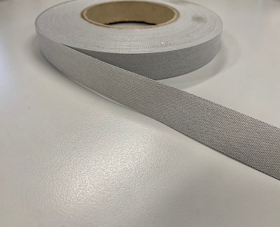 Tentband / Biesband 20 mm acryl, Light Grey