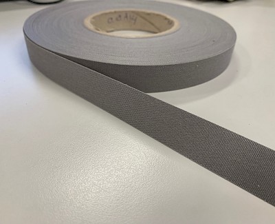 Tentband / Biesband 20 mm acryl, Stone Grey