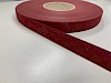 Tentband / Biesband 20 mm acryl, rood, Bordeaux