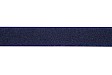 Klittenband 20 mm marineblauw, zachte zijde, lus