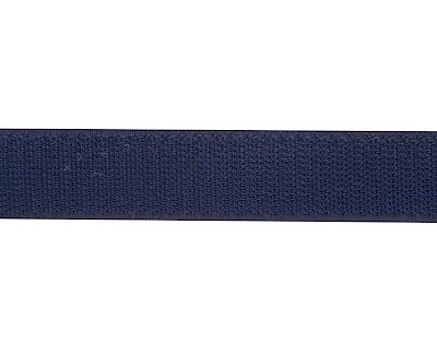 Zelfklevend klittenband 20 mm marineblauw, harde zijde, haak