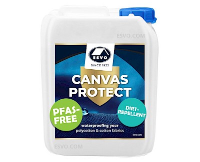 Impregneermiddel ESVO Canvas Protect voor waterdicht maken tent en katoen, polyester/katoen, polyester, acryl en meer