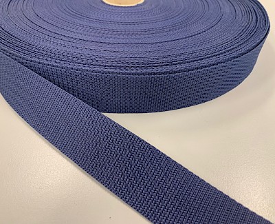 Gespenband polyester 40 mm, marineblauw