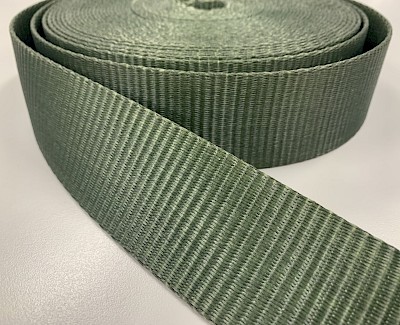 Gespenband polyester, 50 mm, groen