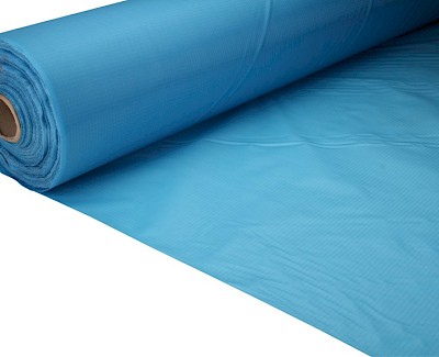 Ripstop nylon stof, 150 cm, azureblauw 78 gr/m²