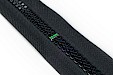 YKK VISLON bloktandrits 8,6 mm 10 V 2-weg X-vorm niet-deelbaar zwart met kunststof auto lock schuiver