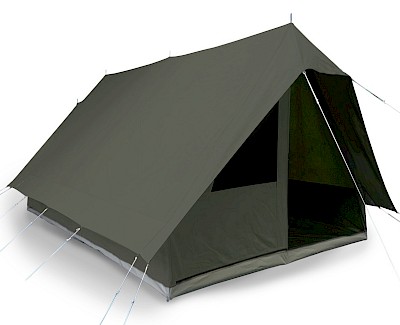 Groepstent Patrouille 6 SUPER Campshield brandvertragend doek, Olive Green
