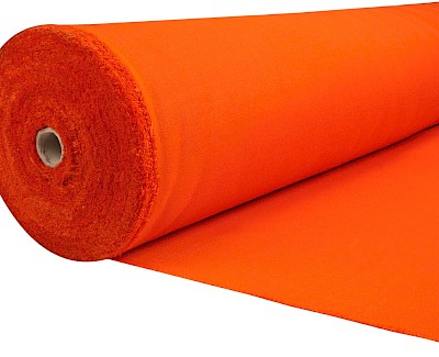 Vlaggendoek uit Titan Spun Polyester, 154 cm, oranje