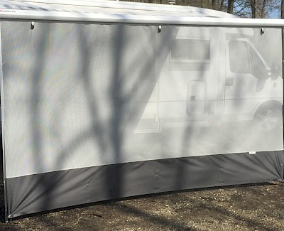 Sunblocker voor Fiamma en Omnistor grijs 190 x 240 cm