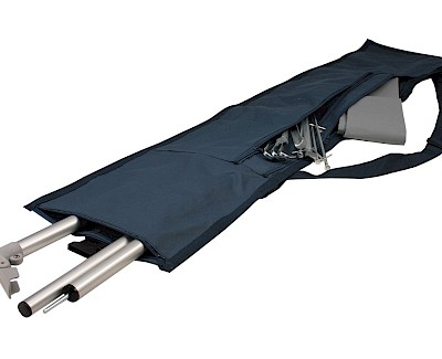 Opbergtas voor tentstokken en parasols, donkerblauw 2e keus