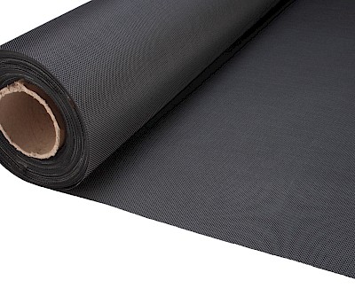 Screendoek ESVO Premium Shade 540 grams 150 cm, zwart / antracietgrijs 706