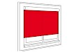 GEVOUWEN Screendoek ESVO Sunblocker 350 gr/m² 150 cm, wit (BESPAAR € 6,00 POSTNL LENGTETOESLAG)