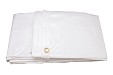 Dekzeil met zeilringen, wit, 400 x 800 cm, 240 UV, quality extra, waterdicht