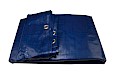 Dekzeil met zeilringen, blauw, 800 x 1000 cm, 240 UV, quality extra, waterdicht