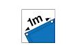 PVC dekzeil blauw 300 x 400 cm, uit zwaar, versterkt pvc, 600 gram