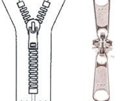 YKK spiraal rits 8 mm niet-deelbaar beige