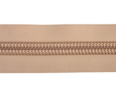 YKK rits 10 mm 2-weg O-vorm niet-deelbaar beige