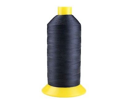 Polyester garen, AMANN, dikte 40, 4600 meter, donkerblauw